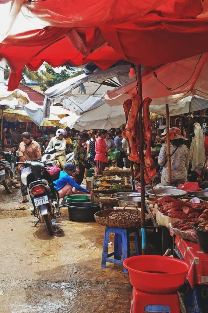 Best Things to Do in Battambang, Cambodia: Your Essential Guide to Authentic Experiences 6 Market stalls